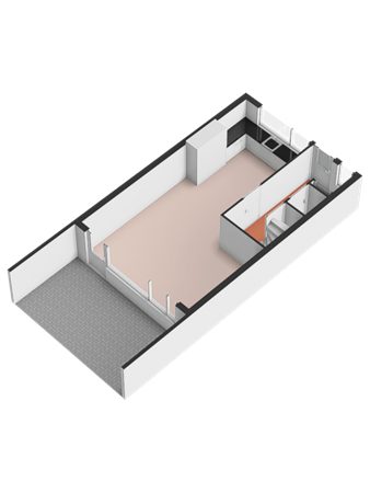 Floorplan - Verdistraat 46, 3752 WP Bunschoten-Spakenburg